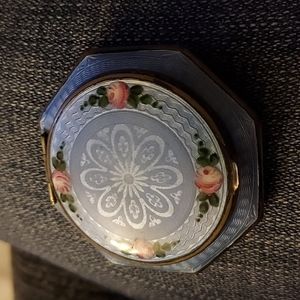 💖 Antique 1920's Enamel Compact
